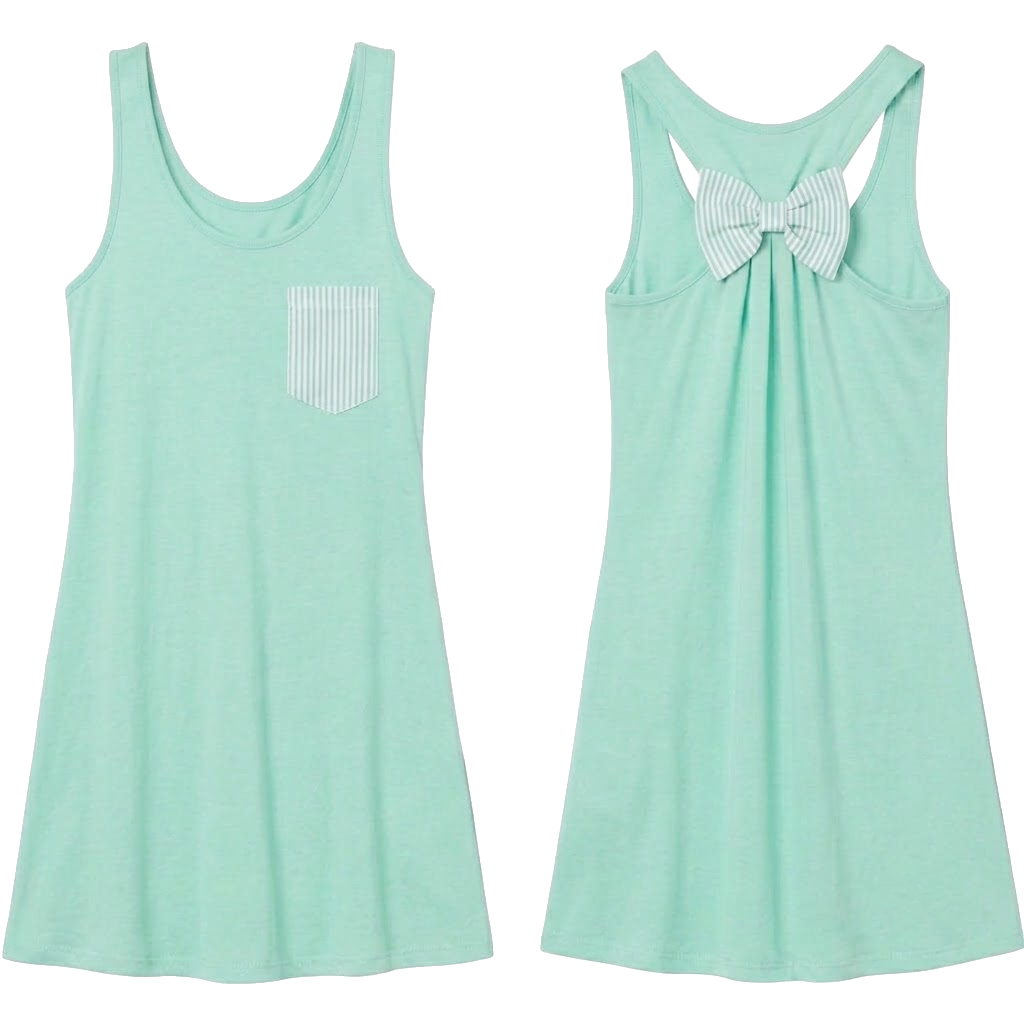 Sleeveless Sundress & Beach Coverup