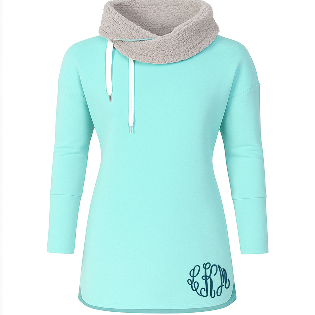 Cowl Neck Sweatshirt