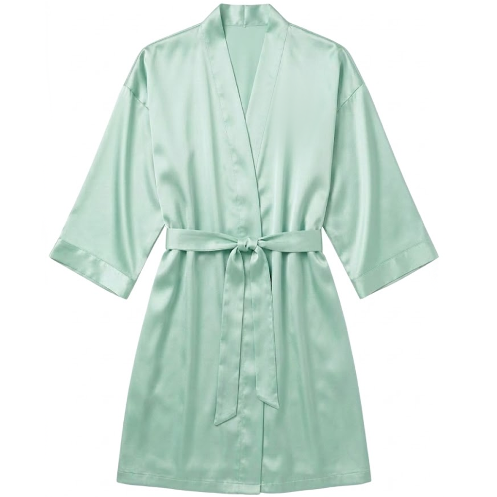 Satin Kimono Robe
