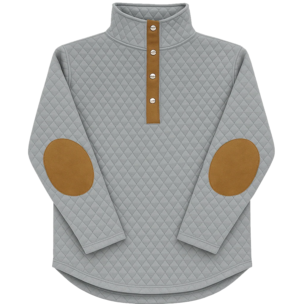 Quilted Patch Pullover