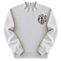 Mock Neck Long Sleeve Sweatshirt