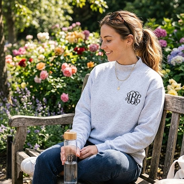 Mock Neck Long Sleeve Sweatshirt