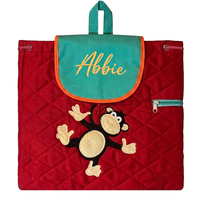Quilted Child Backpack - MONKEY