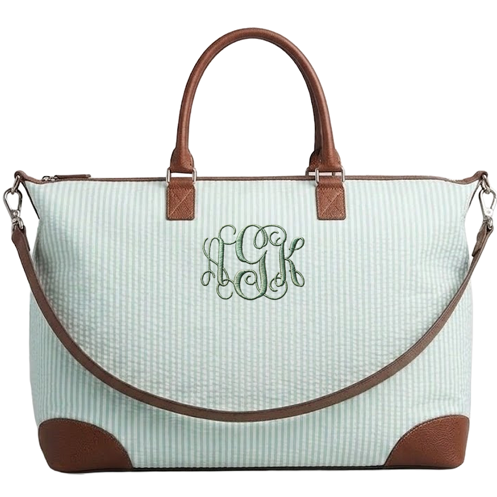 Seersucker WEEKENDER Tote Bag