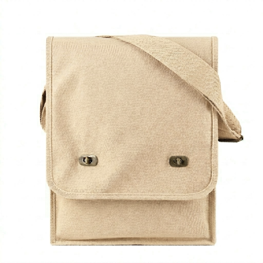 Canvas Crossbody Messenger Tote Bag