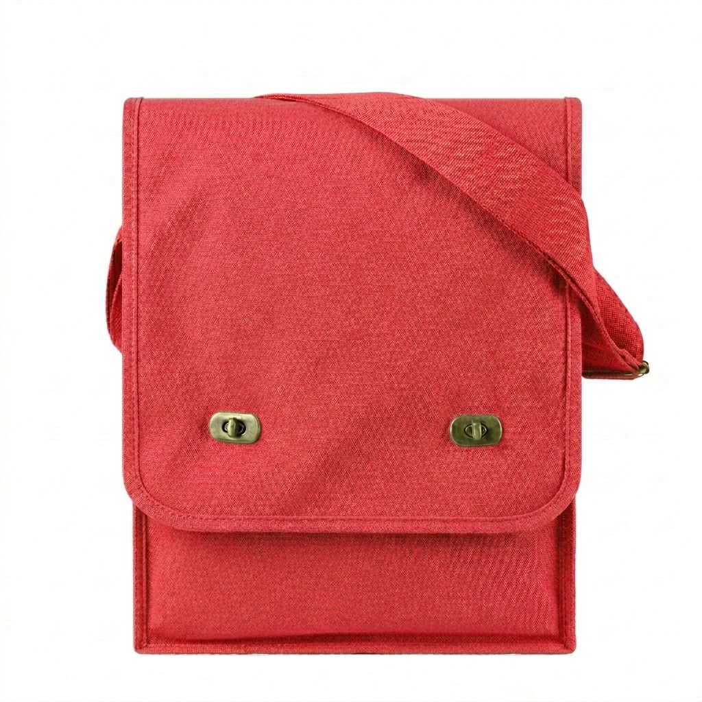 Canvas Crossbody Messenger Tote Bag