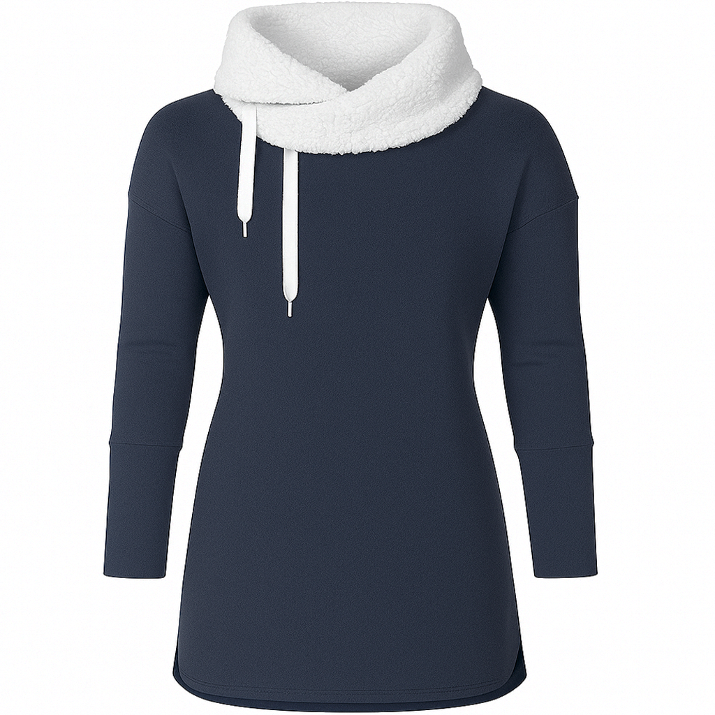 Cowl Neck Sweatshirt