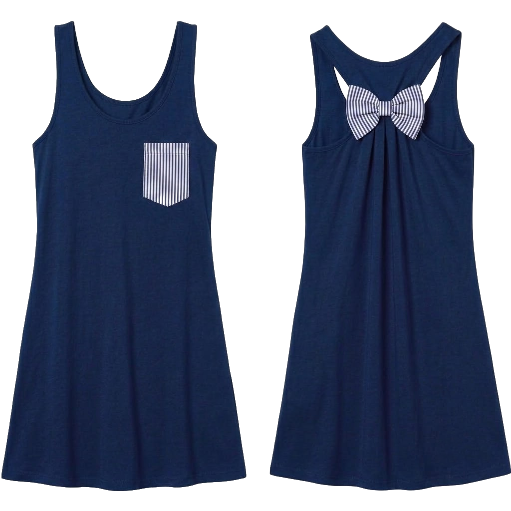 Sleeveless Sundress & Beach Coverup