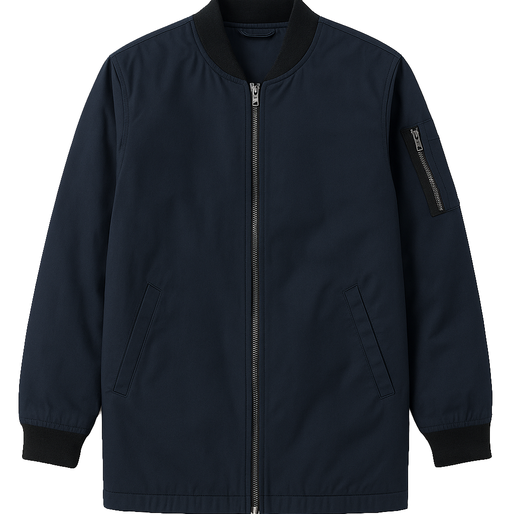 Full Zip Bomber Jacket