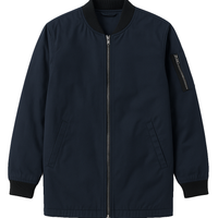 Full Zip Bomber Jacket