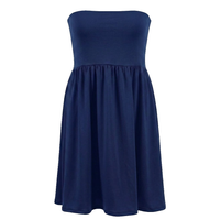 Breezy Beachside Strapless Sun Dress