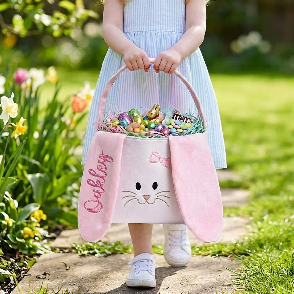 Personalized Easter Bunny Basket