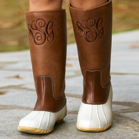 Tall TAUPE Duck Boots