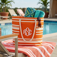 Seabrook Stripe Rope Tote Bag