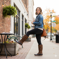 Side Lace Duck Boots