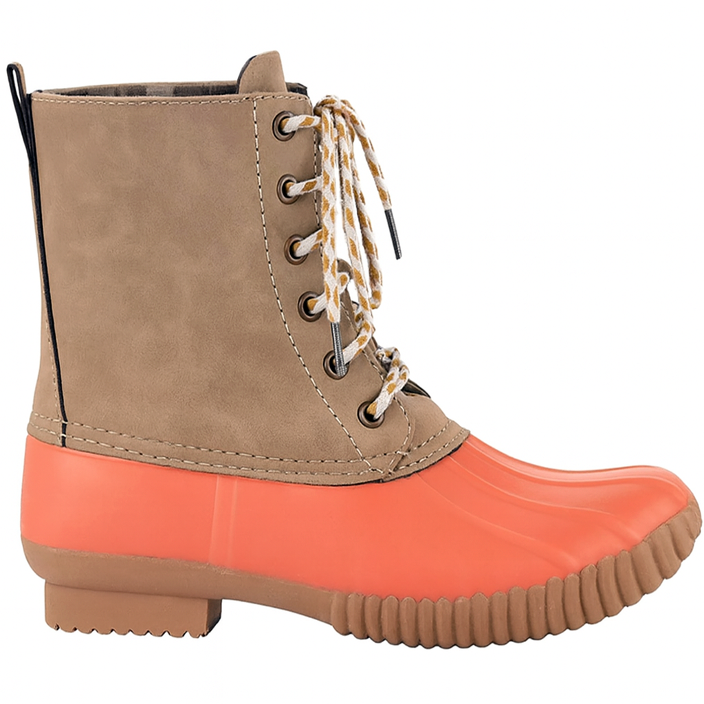 Persimmon Duck Boots