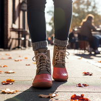 Persimmon Duck Boots