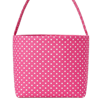 PINK POLKA DOT Easter Bunny Basket