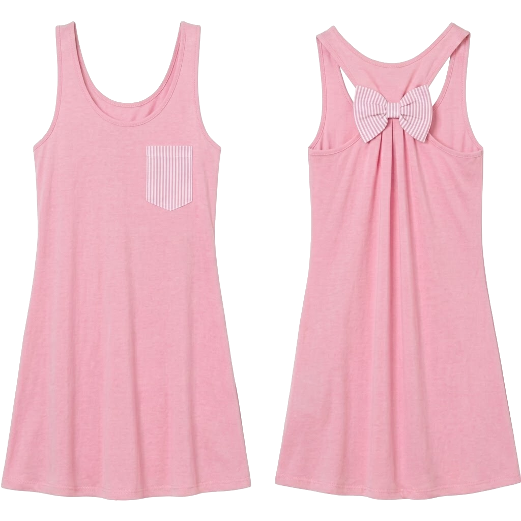 Sleeveless Sundress & Beach Coverup
