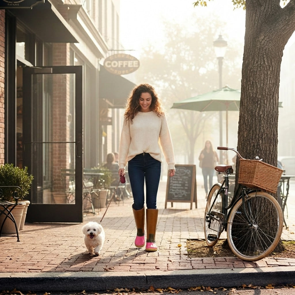 Chic Duck Boots - PINK
