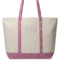 Cabana Club Canvas Tote Bag