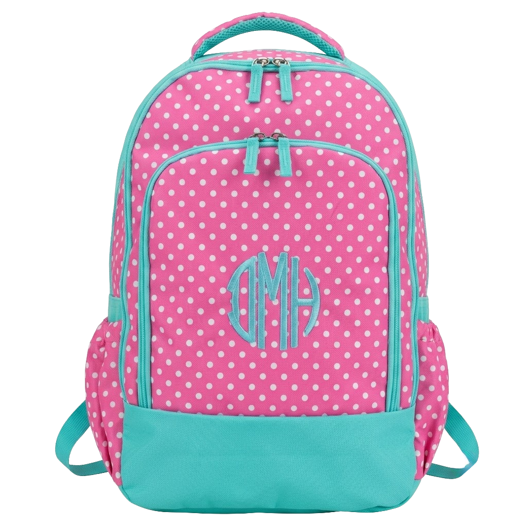 PINK Polka Dot Kids Backpack
