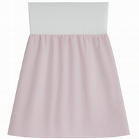 Strapless SEERSUCKER Dress