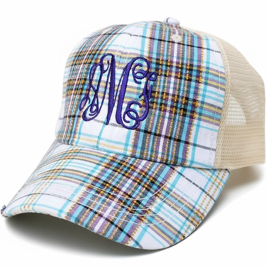Plaid Baseball Hat