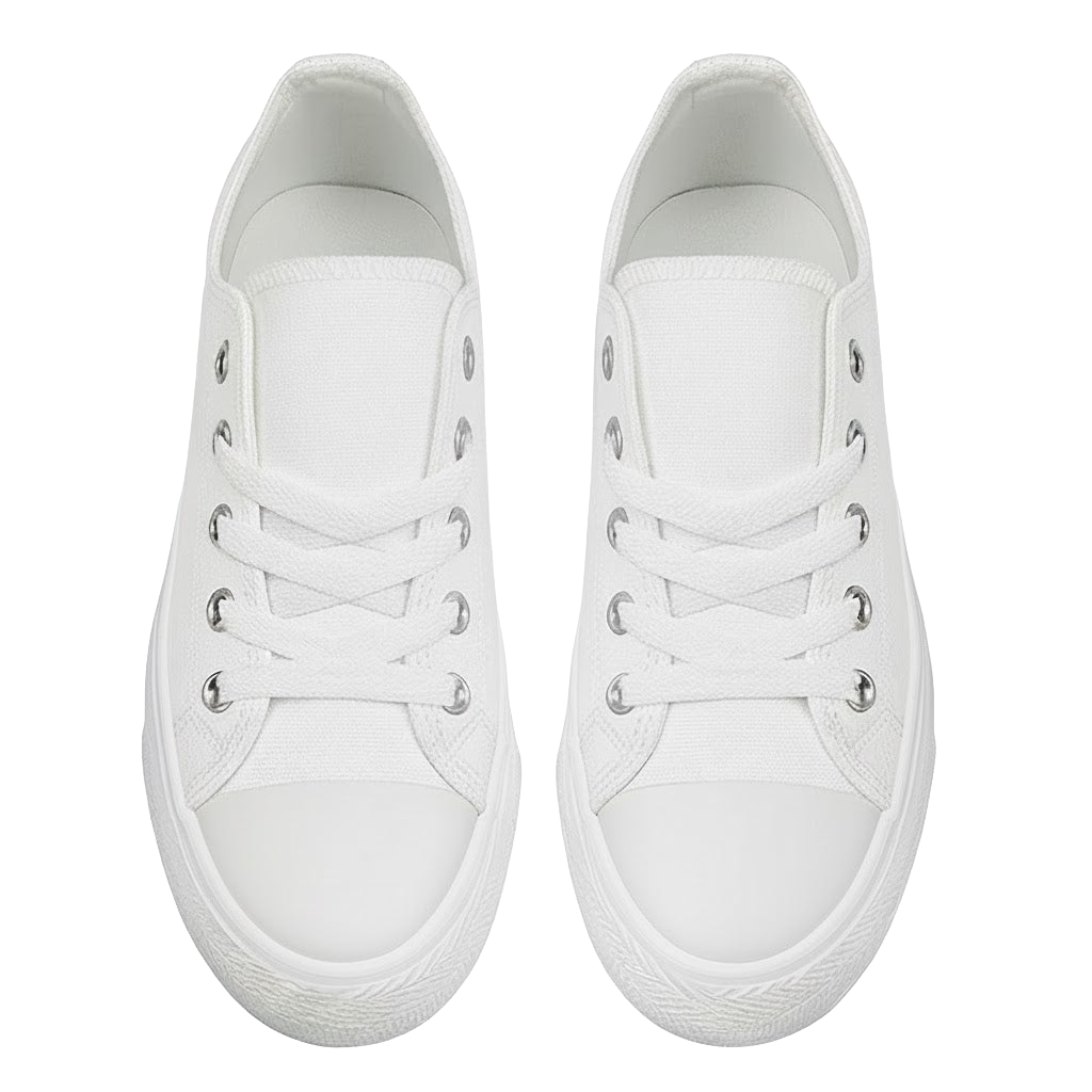 White Canvas Sneakers