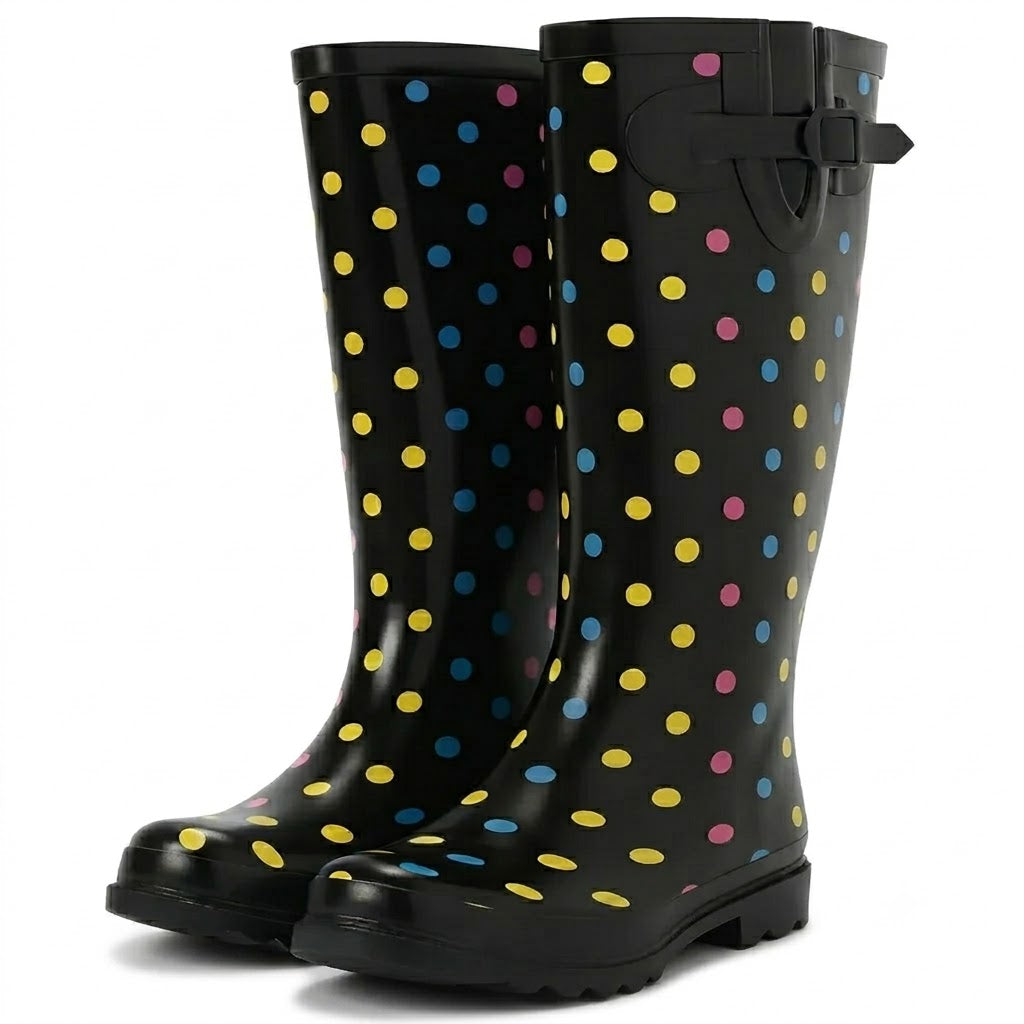 Polka Dot Rain Boots