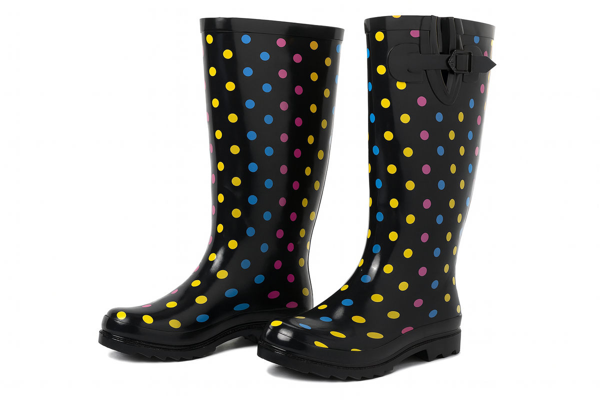 Polka Dot Rain Boots