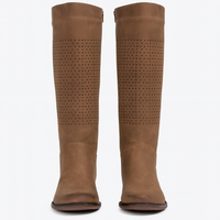 Boots W/Lace Up Back