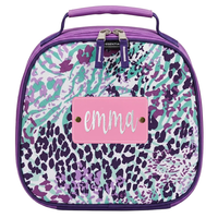 Purple & Mint Leopard Lunch Box