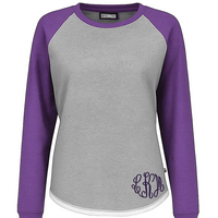 Hi Lo Raglan Sweatshirt