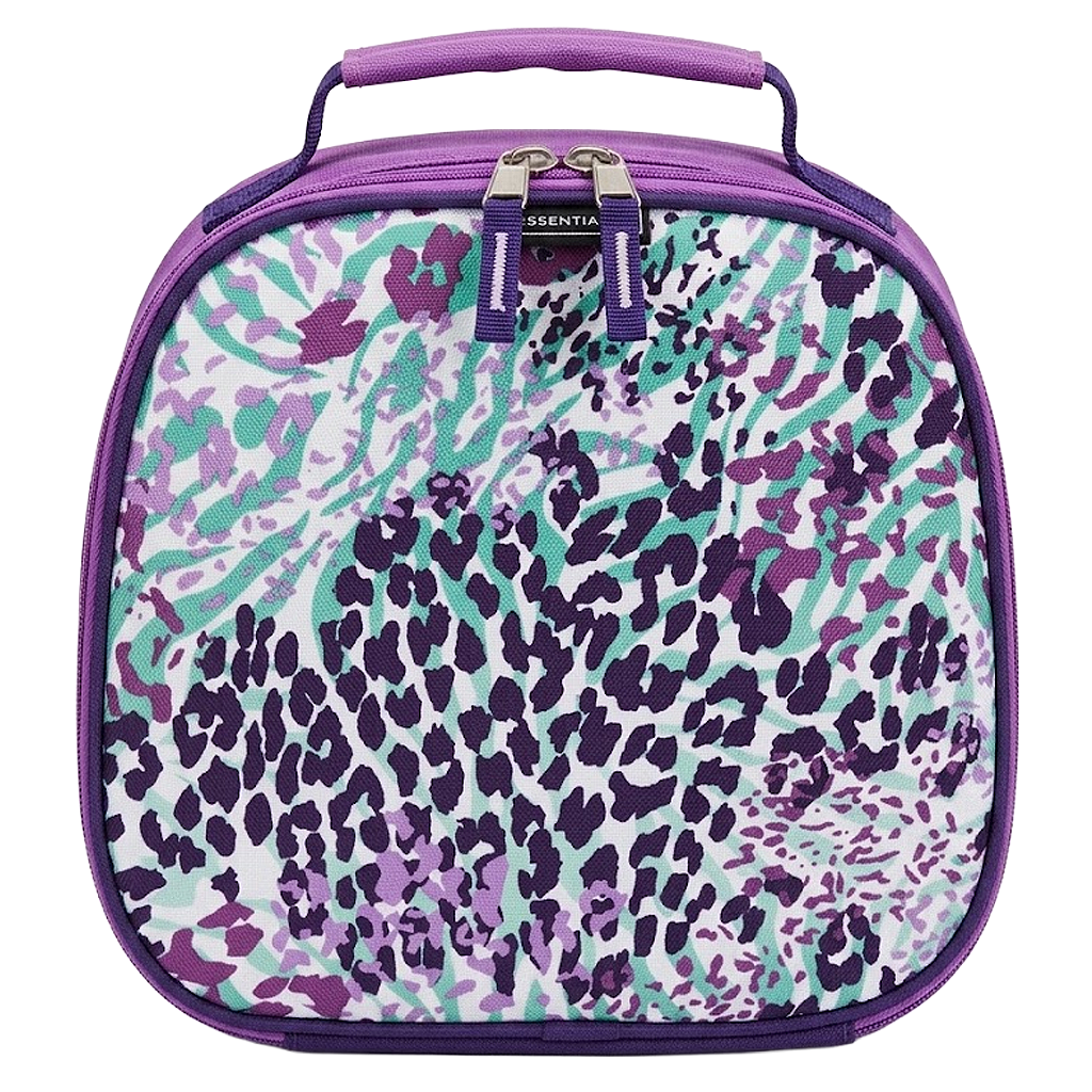 Purple & Mint Leopard Lunch Box