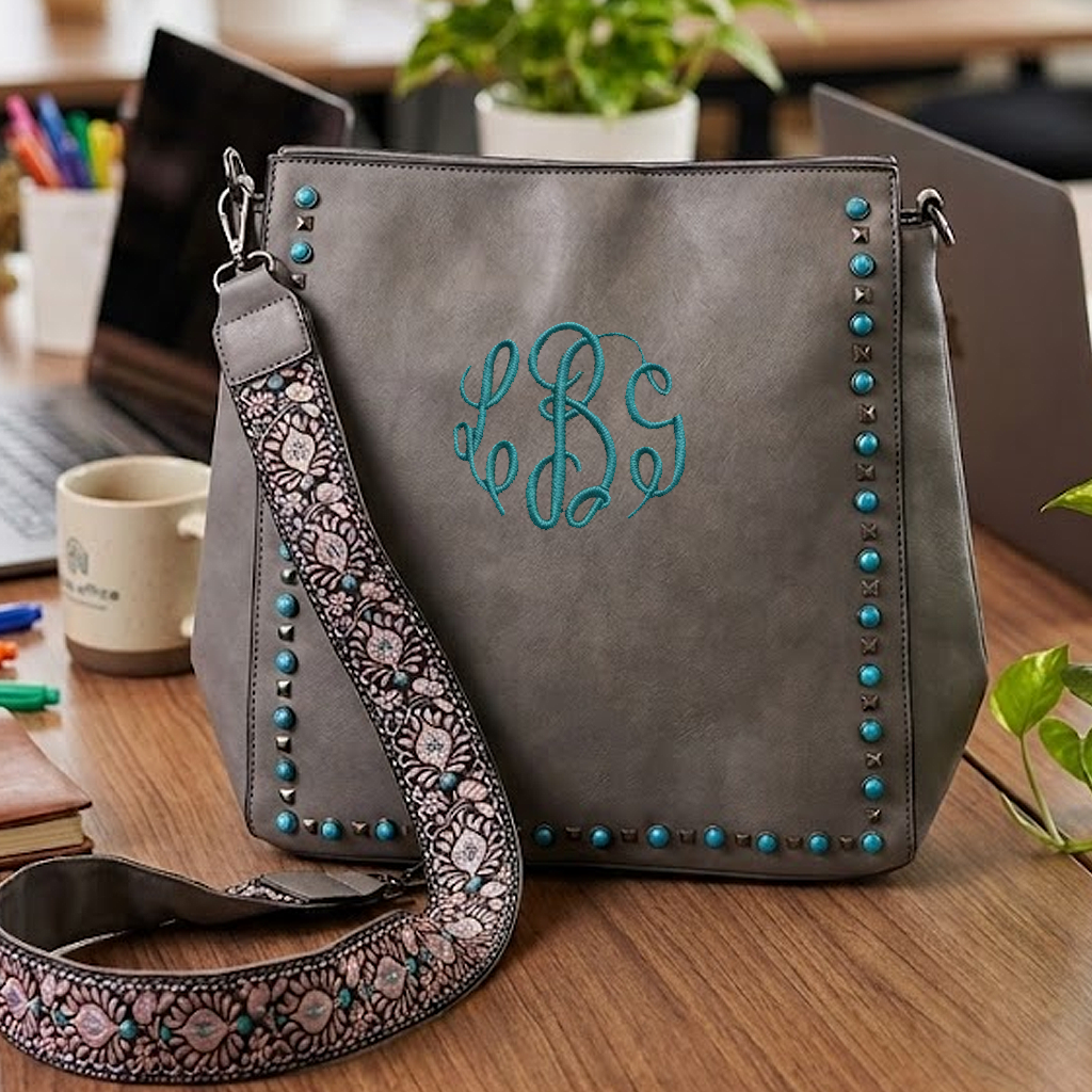 Studded Guitar Strap Purse