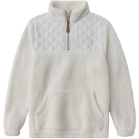 Quilted Sherpa Pullover