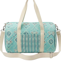 Quilted Classic Travel Tote Bag