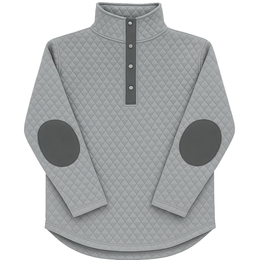 Quilted Patch Pullover