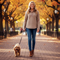Quilted Sweatshirt