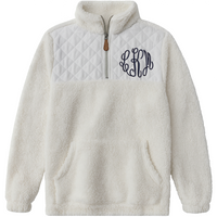 Quilted Sherpa Pullover