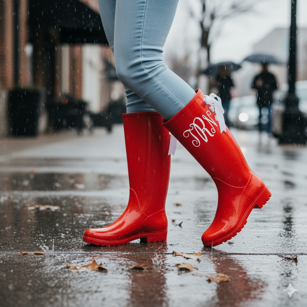Tall Rubber Rain Boots