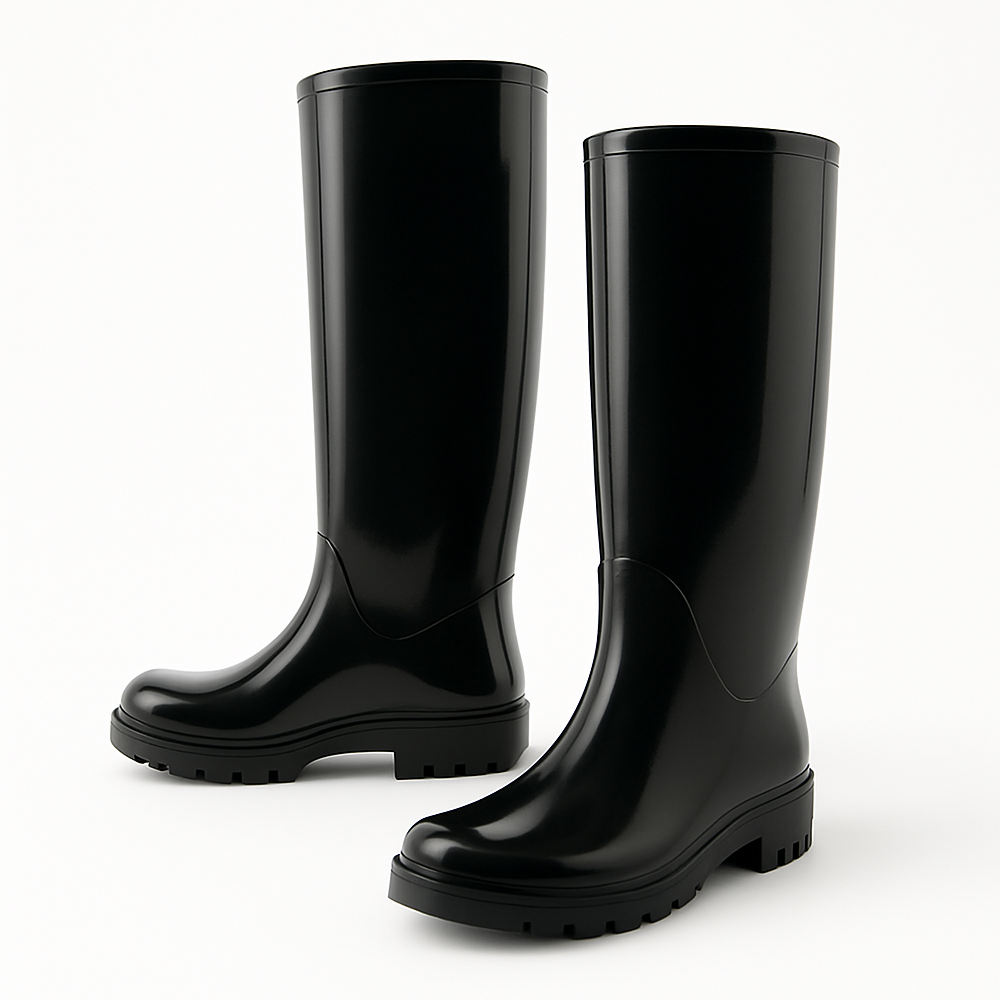 Tall Rubber Rain Boots