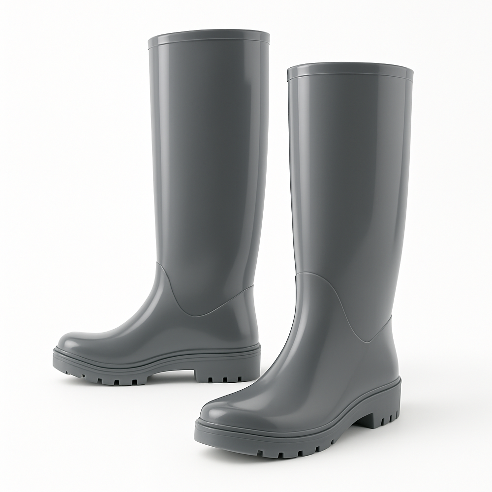 Tall Rubber Rain Boots