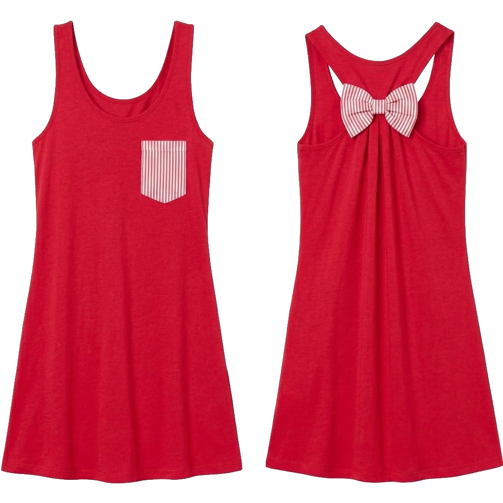 Sleeveless Sundress & Beach Coverup