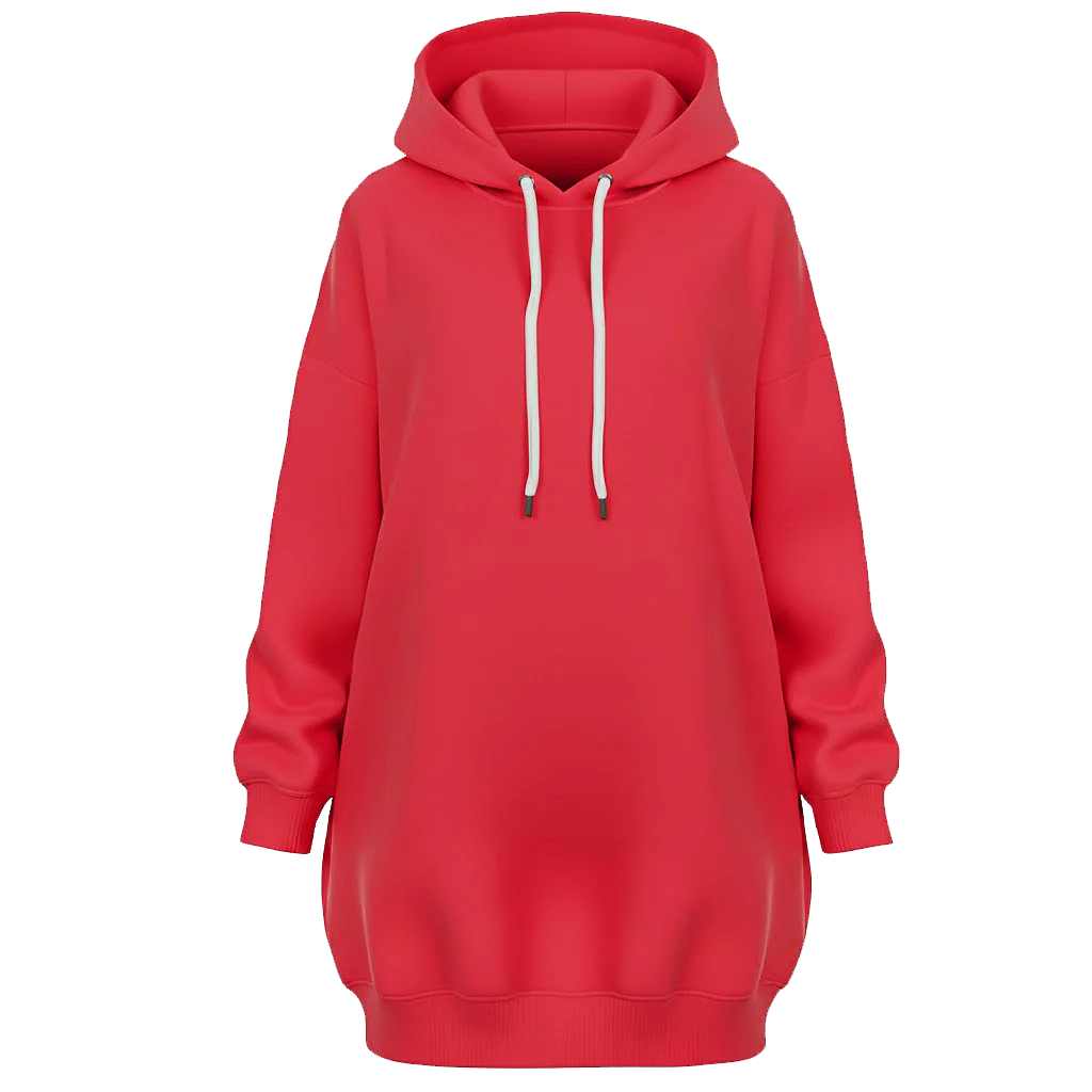 Long Hooded Sweatshirt