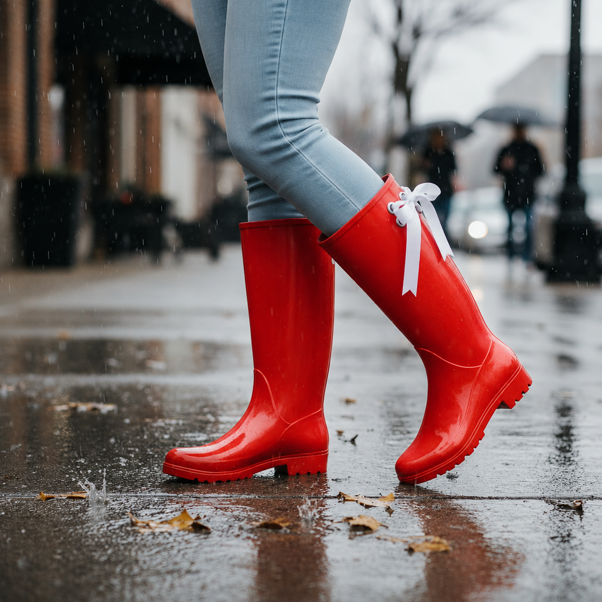 Tall Rubber Rain Boots