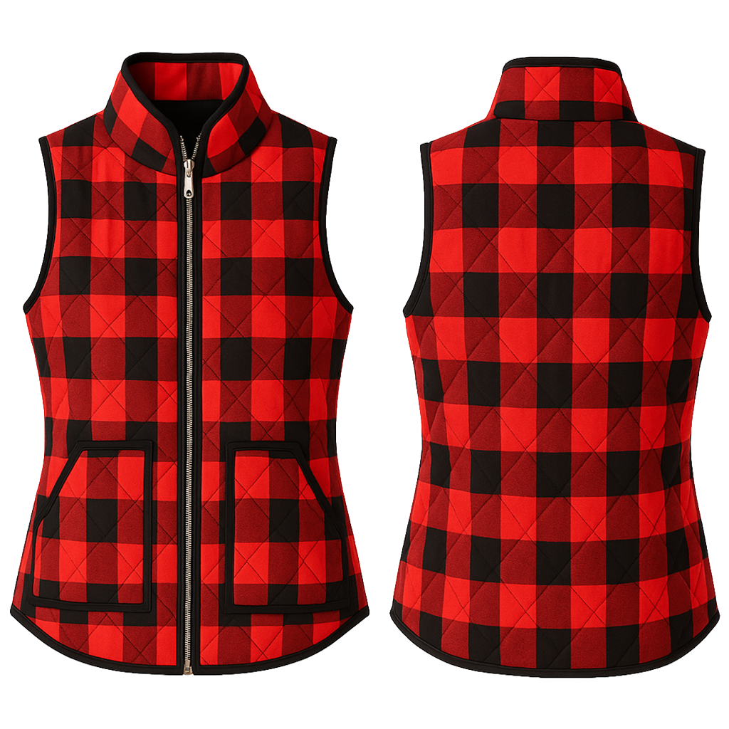 Buffalo Plaid Vest