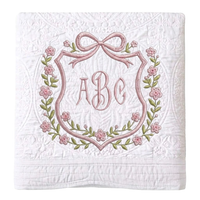 Quilted Heirloom Baby Blanket