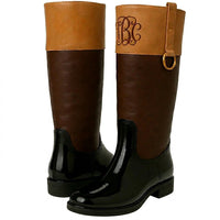 Two Tone Riding Boots